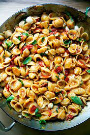 Pasta With Simple Cherry Tomato Sauce Alexandra S Kitchen Recipe Summer Pasta Recipes Cherry Tomato Sauce Pasta Dishes