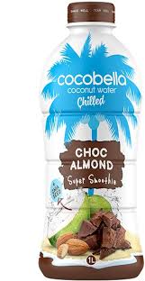 Choc Almond 1000ml Cocobella Almond Flavor Chocolate Almonds Coconut Water