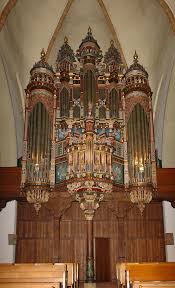 Highly Decorated Organ In St Martini Church Bremen Germany Built 1619 Organ Music Church Music Organs
