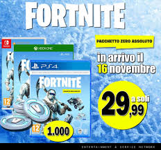 Rinfrescati con il set zero assoluto! Strongames Fortnite Pacchetto Zero Assoluto Prenota Facebook