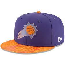 Phoenix Suns New Era Team Color On Court 9fifty Snapback Adjustable Hat Purple Adjustable Hat Hats Purple Phoenix