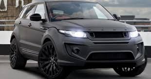 Range Rover Evoque In Matte Black Kahn