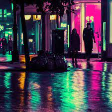 Something about neon lit wet streets does it for me : rCyberpunk