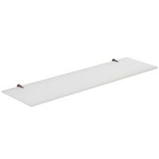 Its rustic, industrial style is just what i was looking for. Glass Bathroom Shelves Thebathoutlet