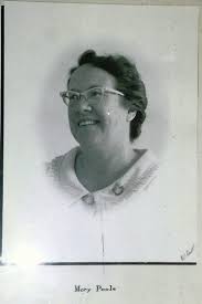 Miss Mary Poole School Memories Miss Mary Male Sketch