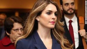 Intuitive fred888: Hope Hick's is talking to Mueller and Democratic Congress