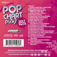 Zoom G Pop Chart Picks 2017 Part 8 Card Wallet 21 Chart Hits Explicit_lyrics