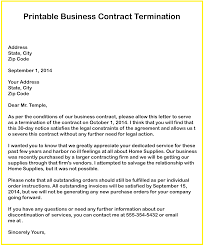 Termination of services letter to client. 4 Free Business Contract Termination Letter With Example