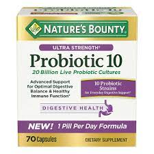 Nature S Bounty Ultra Strength Probiotic 10 70 Capsules