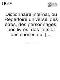 Dictionnaire Infernal 1844 Pdf Sorcellerie Corps Esprit Et Ame