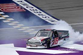 Nascar gander rv & outdoors truck series honestly i hope that the next proprietor of the nascar gaming series invests on making the physics realistic. Austin Hill Takes Wild Michigan Truck Win As Playoff Field Set