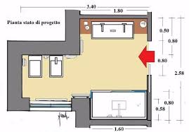 Bagno Con Pianta A T Stato Di Progetto Progettazione Bagno Idee Bagno Piccolo