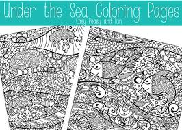 Dessert designs coloring pages are always a favorite of kids. Under The Sea Coloring Pages For Adults Easy Peasy And Fun