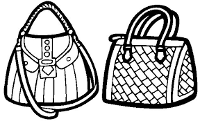 School bag coloring page is an important part of big archive of coloring pages.do non limit yourself in colors. Ladies Bag Coloring Page Bag Lady Bags Coloring Pages