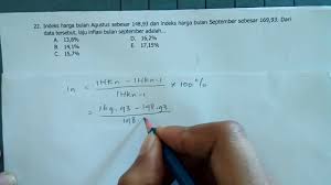 Dipengaruhi oleh jumlah barang dan uang yang beredar dimasyarakat. Mencari Laju Inflasi Youtube