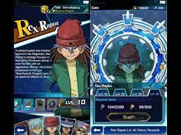 Facing pharaoh atem, you should choose duel to unlock him in the free duel win or lose. Yu Gi Oh Duel Links Mai Valentine Vs Rex Raptor Lvl 40 Youtube