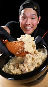 Giant Fried Shrimp 🦐🤤 #shrimp #seafood #lobster #asmr #foodie