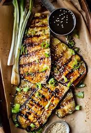 Vegan Teriyaki Grilled Eggplant Ruled Me Recipe Whole Food Recipes Healthy Recipes Eggplant Recipes