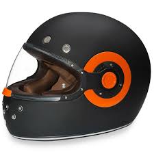 Because motocross and motorcycle riding, in general, are such active hobbies, it is imperative to that a rider wear the proper safety gear. Daytona Helmets Retro Dot Approved Bike Dull Black Orange Motorcycle Helmet R1 O Motorcycle Helmets Store Pure Helmet