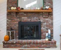 Can you paint brass fireplace doors. Fireplace Door Update With Spray Paint Roots Wings Furniture Llc