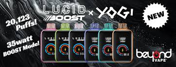 Lucid Boost X YOGI 20123 Puff Disposable Vape 5% Nicotine - Beyond Vape