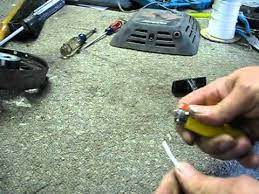 How to repair a pull cord on a briggs and stratton lawnmower. Youtube Lawn Mower Repair Lawn Mower Mower