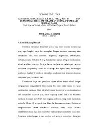 Proposal penelitian bahasa indonesia doc. Analisis Proposal Kadar Keilmuan Karya Sisea Ilmu Link