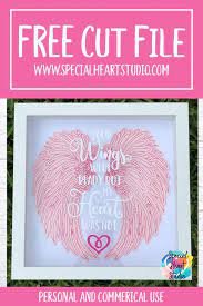 Download Layered Angel Wings Cut File Special Heart Studio