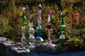 Glass Garden Totems Email This Blogthis Share To Twitter Share To Facebook Share To Glass Garden Art Garden Totems Garden Whimsy