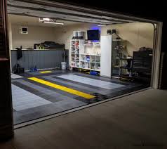 Tyler Klein S Dream Garage Garageflooringllc Com Garage Design Interior Garage Interior Garage Floor Tiles