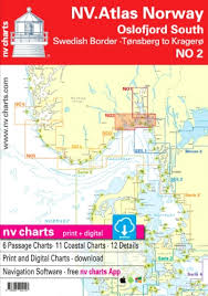 Nv Chart Atlas No2 Oslofjord Sor Svenska Grensen To