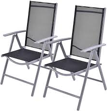Amazon Com Casart 2 Pcs Patio Folding Chairs Adjustable Reclining Indoor Outdoor Garden Pool Portable Fu In 2020 Folding Chair Patio Furnishings Folding Garden Chairs