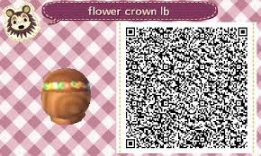 Flower Head Animal Crossing 3ds Animal Crossing Qr Qr Codes Animal Crossing
