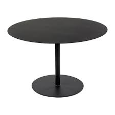 This set features a round dining table and four dining chairs. Buy Serax Round Dining Table Black Amara