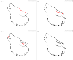 How To Draw Wolf For Kids Wolf Head Drawing Wolf Drawing Drawings