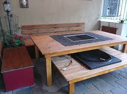 Sie brauchen einen neuen gartentisch, möchten aber nicht allzu viel geld für einen tisch aus lärche oder anderen materialien ausgeben? Toom Kreativwerkstatt Riesen Grilltisch Mit Integrierter Feuerstelle