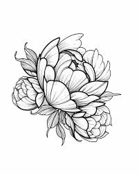Pivoines Chouette Idee Tatouage Fille Dessiner Une Rose Idee Dessin Fleur Etape Par Etape Noir Feutre In 2020 Tattoos Girl Tattoos Flower Drawing