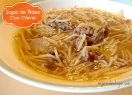 Fideo Con Carne Molida De Res Receta Mexicana Muy Rica Receta Fideos Con Carne Sopa De Fideos Con Carne Recetas Con Res
