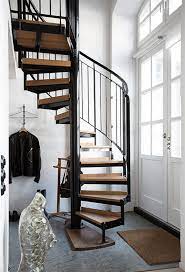 Metal spiral staircase kits from stairways inc. Wood On Black On White Staircase Stairs Design Spiral Staircase Cool Apartments