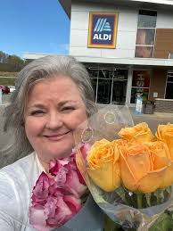 My mother in law is not part of this group. So when some nice lady gave her  flowers yesterday (8/22)in Indianapolis, she was caught off guard. She  thanks you, who ever you