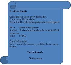 Contoh surat pribadi / personal letter dalam bahasa inggris. Contoh Surat Undangan Dalam Bentuk Bahasa Inggris Dan Artinya Contoh Surat