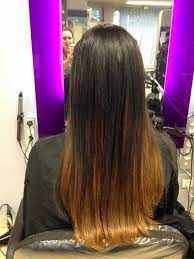 Pose D Extensions De Cheveux Great Lengths De 45 Cm Puis Eclaircissement Des Pointes Pour Un Effet Extensions De Cheveux Extension Cheveux Longueurs De Cheveux