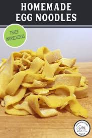 Easy Homemade Egg Noodles With Video Recipe Homemade Egg Noodles Homemade Noodles Noodles