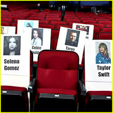 amas 2019 seating chart revealed see where taylor swift