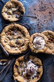 Summer Cast Iron Skillet Campfire Recipes Domino Campfire Food Skillet Chocolate Chip Cookie Skillet Desserts