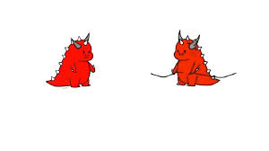 أمام.1 2 خلف 3 ,artinya adalah تاجر غني.artinya adalah فاكهة لذيذة 4 artinya adalah. Foto Profil Wa Couple Dinosaurus Merah Gambar Wallpaper Foto