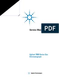 The detector on/off line blinks if there is a pneumatics shutdown or a failure in another part of the detector, such as a tcd filament. 7890 Service Manual Gas Chromatography Valve