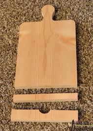 Remodelaholic How To Make A Tablet Holder Ipad Holder Diy Diy Ipad Stand Kitchen Tablet Holder