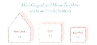 More Joys Of Gingerbread Mini Gingerbread Houses Gingerbread House Template Mini Gingerbread House Mini Gingerbread House Template