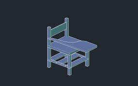Complete construction drawing of study table; School Study Chair Dwg Cad Blocks Free